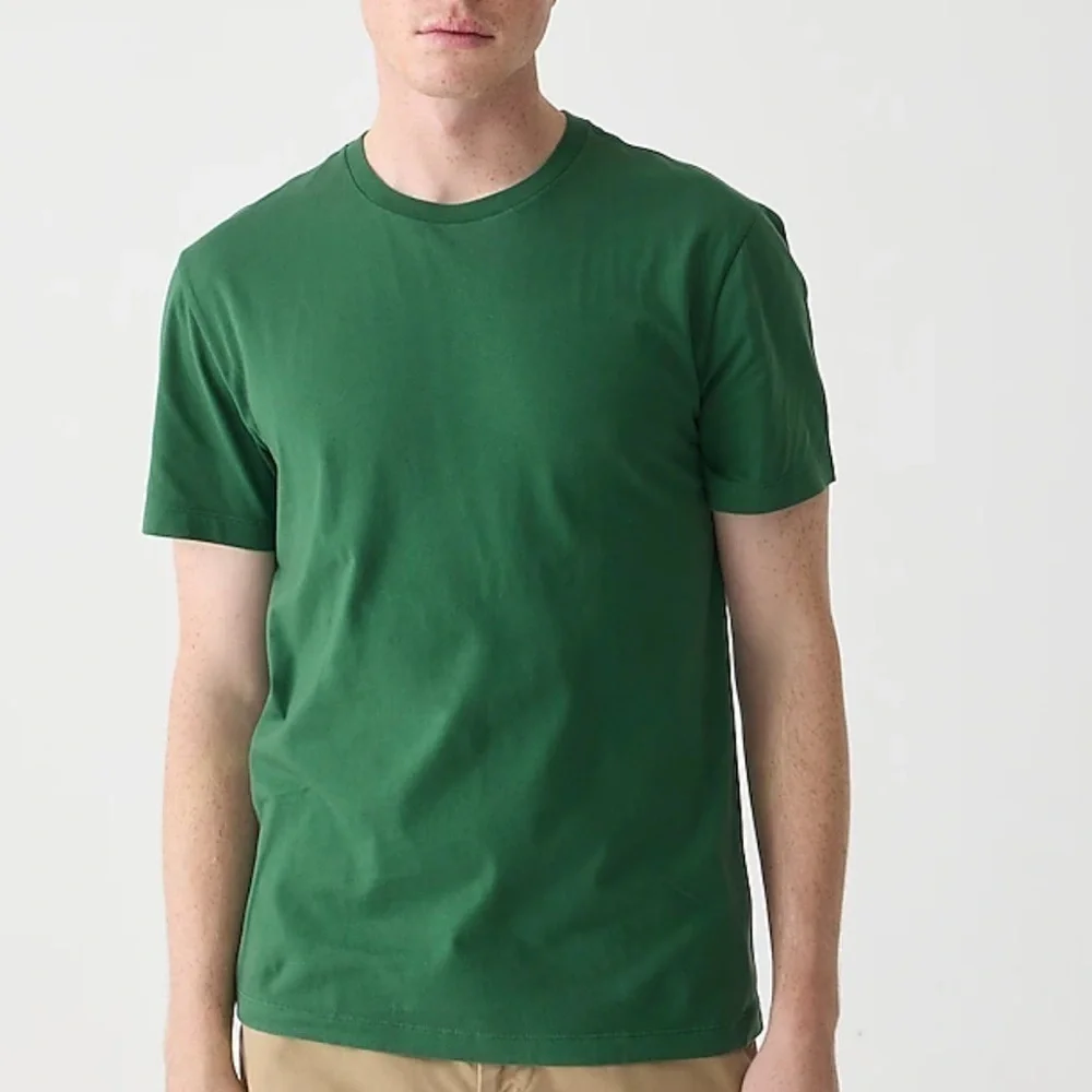 J crew prospect green broken in tee shirt